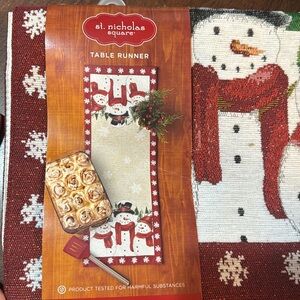 St. Nicholas Square Yuletide Quilted Runner